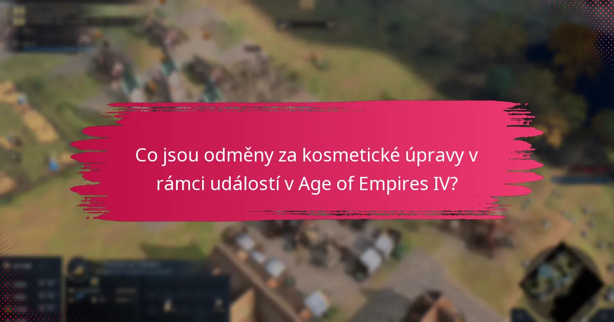 Jak mohou hráči získat odměny za kosmetické úpravy v rámci událostí?
