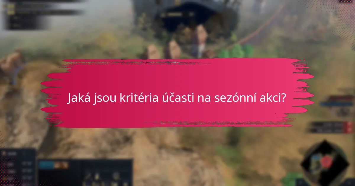 Jaké exkluzivní předměty mohou hráči získat během sezónní akce?